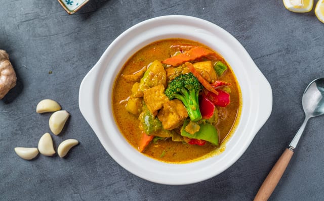 Pumpkin Tofu Curry