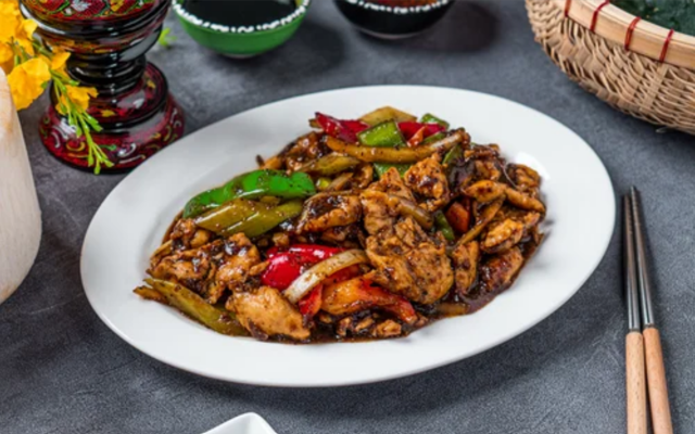Black Pepper Chicken.