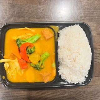 Pumpkin Tofu Curry Bento