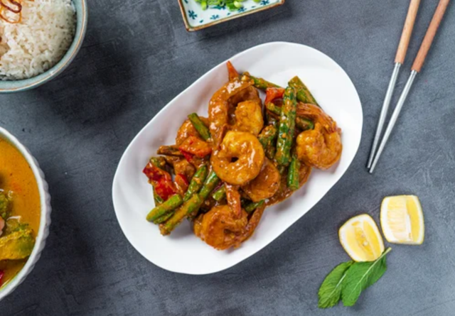 Kabocha Shrimp Curry (GF).