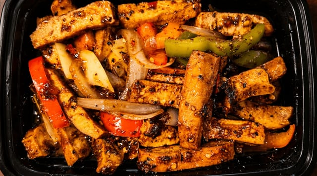 Black Pepper Tofu.